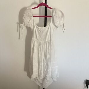 Verge Girl Elegant White Dress